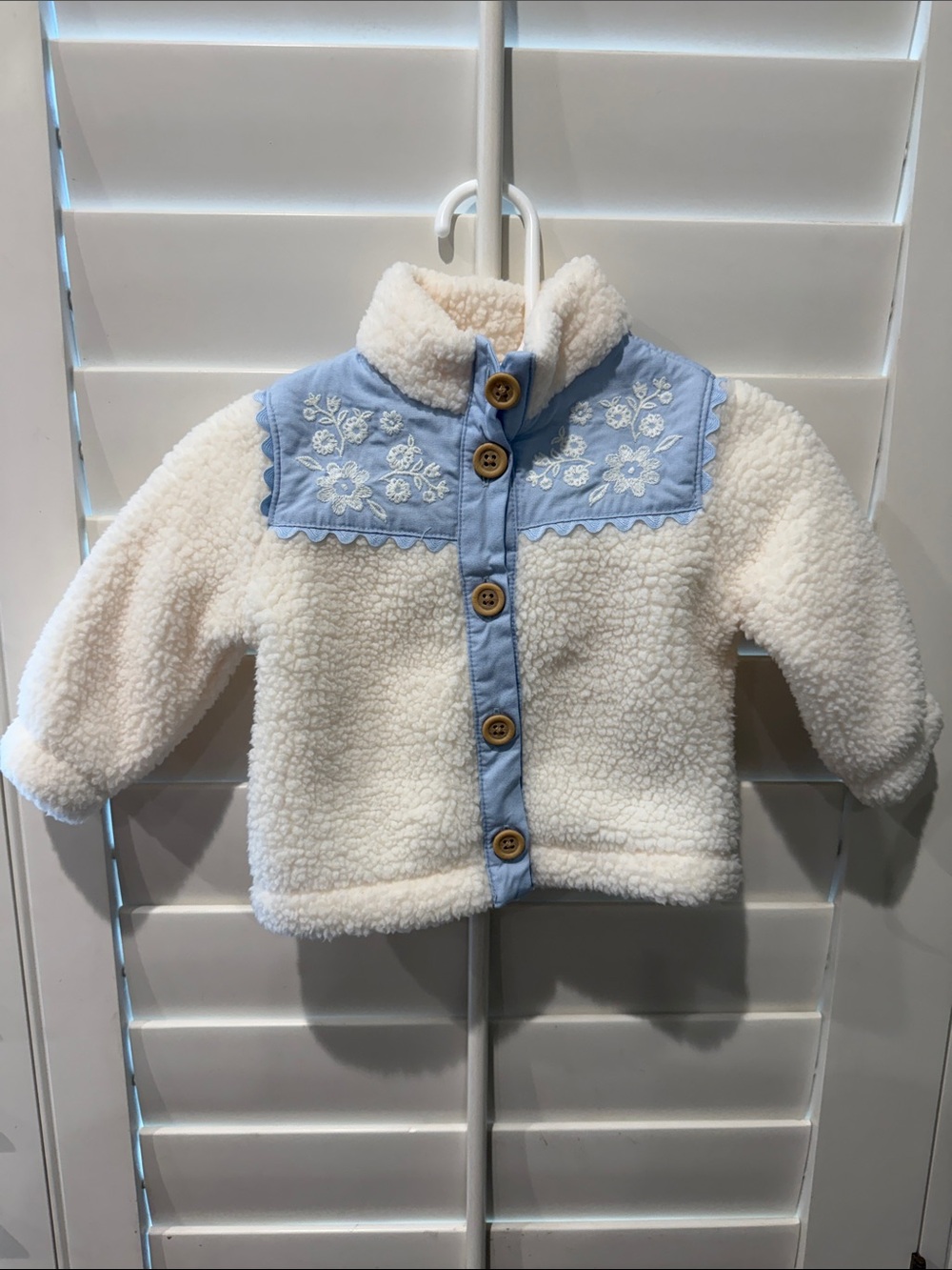 Baby girl, Sherpa jacket (like new)